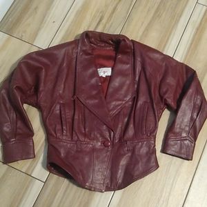 Vintage Italian leather jacket - Giorgio 1966